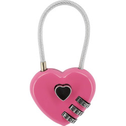Lucchetto Hippotonic Cuore Fucsia Rosa
