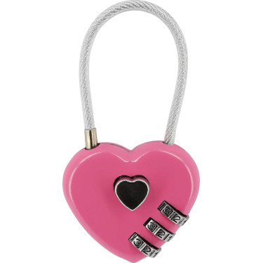 Lucchetto Hippotonic Cuore Fucsia Rosa