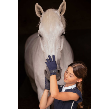 Guanti Eden by Pénélope Inverno Marina Blu marino