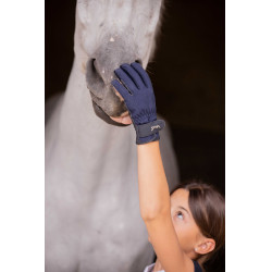 Guanti Eden by Pénélope Inverno Marina Blu marino