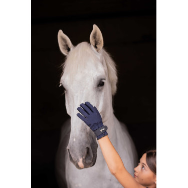 Guanti Eden by Pénélope Inverno Marina Blu marino