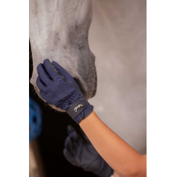 Guanti Eden by Pénélope Inverno Marina Blu marino