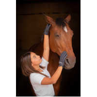 Guanti Eden by Pénélope Prisma Strass Marina Blu marino