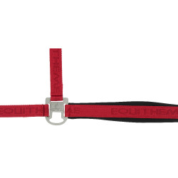 Capestro in nylon Equithème Jacquard Rosso