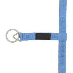 Capestro in nylon Equithème Jacquard Azzurro cielo Blu