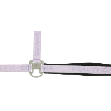 Capestro in nylon Equithème Jacquard Lilla Blu
