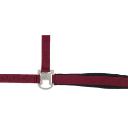 Capestro in nylon Equithème Jacquard Bordeaux