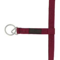 Capestro in nylon Equithème Jacquard Bordeaux