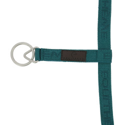 Capestro in nylon Equithème Jacquard Blu petrolio