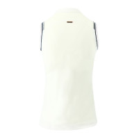 Polo da donna Equithème Smoff senza maniche Bianco Polo da donna Equithème Smoff senza maniche Bianco