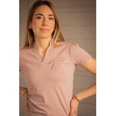 Polo Pénélope Josie Beige / rosa