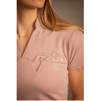 Polo Pénélope Josie Beige / rosa