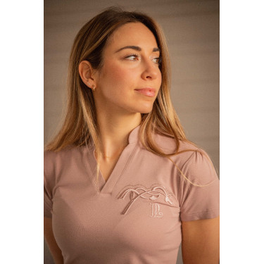 Polo Pénélope Josie Beige / rosa