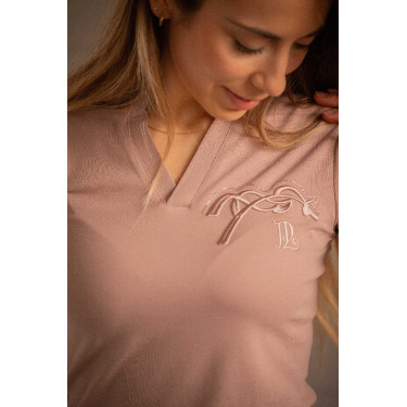 Polo Pénélope Josie Beige / rosa