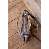 Borsa Pénélope Pablito grande modello Motivo a chevron / cognac Marrone