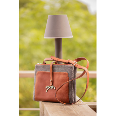 Borsa Pénélope Pablito grande modello Motivo a chevron / cognac Marrone Borsa Pénélope Pablito grande modello Motivo a chevron / cognac Marrone