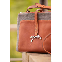 Borsa Pénélope Pablito grande modello Motivo a chevron / cognac Marrone Borsa Pénélope Pablito grande modello Motivo a chevron / cognac Marrone