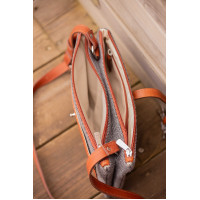 Borsa Pénélope Pablito grande modello Motivo a chevron / cognac Marrone Borsa Pénélope Pablito grande modello Motivo a chevron / cognac Marrone