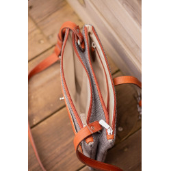 Borsa Pénélope Pablito grande modello Motivo a chevron / cognac Marrone Borsa Pénélope Pablito grande modello Motivo a chevron / cognac Marrone