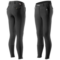 Pantaloni con grip in silicone Horze Grand Prix da uomo Nero