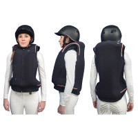 Gilet Helite Prestige per airbag Zip'in Blu notte / rosso Gilet Helite Prestige per airbag Zip'in Blu notte / rosso