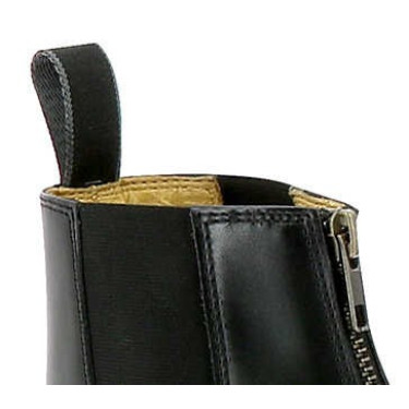 Stivali Bambini Equithème Zip Pelle Nero