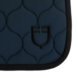 Tappeto da salto in tessuto tecnico trapuntato Equestro Blazer marine Blu marino
