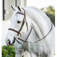 Briglia pony Horseware Cavesson Hunter con redini Marrone Briglia pony Horseware Cavesson Hunter con redini Marrone