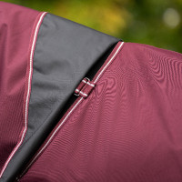 Coperta da paddock Imperial Riding Basic con copricollo rimovibile 200 g Rosso profondo