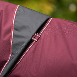 Coperta da paddock Imperial Riding Basic con copricollo rimovibile Summer Rosso profondo