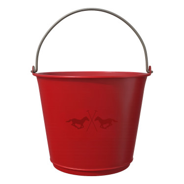 Secchio da scuderia HV Polo Nena Rosa rossa Secchio da scuderia HV Polo Nena Rosa rossa