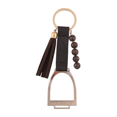 Portachiavi HV Polo Rubia staffe Legno Beige Portachiavi HV Polo Rubia staffe Legno Beige