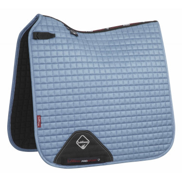 Tappetino LeMieux Suede Dressage Square Blu ghiaccio