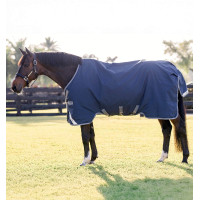 Coperta Horseware Rhino Turnout 250 g VL Blu navy / grigio titanio / blu classico