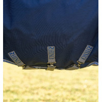 Coperta Horseware Rhino Turnout 250 g VL Blu navy / grigio titanio / blu classico