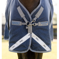 Coperta Horseware Rhino Turnout 250 g VL Blu navy / grigio titanio / blu classico Blu marino Coperta Horseware Rhino Turnout 250 g VL Blu navy / grigio titanio / blu classico Blu marino