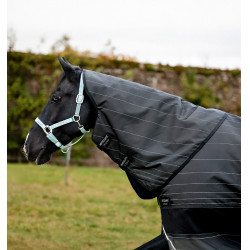 Coperta Horseware Amigo 1200D FieldSafe Reflectech Plus Turnout 250 g Nero / nero riflettente