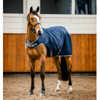 Coperta da giostra Horseware Amigo Ripstop 900D 100g Marine / grigio titanio Blu marino