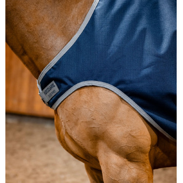 Coperta da giostra Horseware Amigo Ripstop 900D 100g Marine / grigio titanio Blu marino
