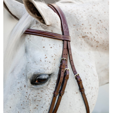 Briglia pony Horseware Cavesson Hunter con redini