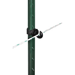 Isolatore ad anello con clip per T-Post AKO confezione da 25 Isolatore ad anello con clip per T-Post AKO confezione da 25