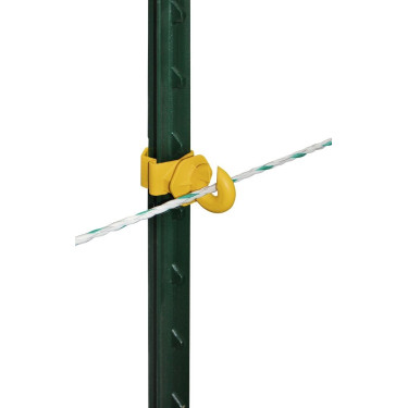 Isolatore ad anello con clip per T-Post AKO confezione da 25 Isolatore ad anello con clip per T-Post AKO confezione da 25