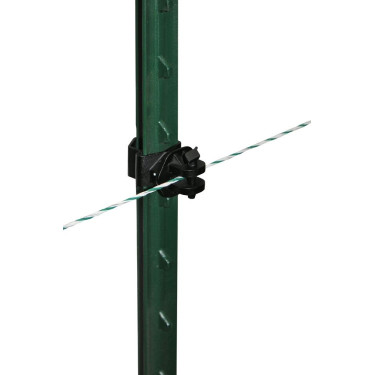 Isolatore Pinlock per T-Post AKO confezione da 25 Nero