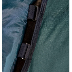 Coperta Horseware Amigo Ripstop 900D Plus Pony Turnout 0g Verde dinastia / blu marine / argento