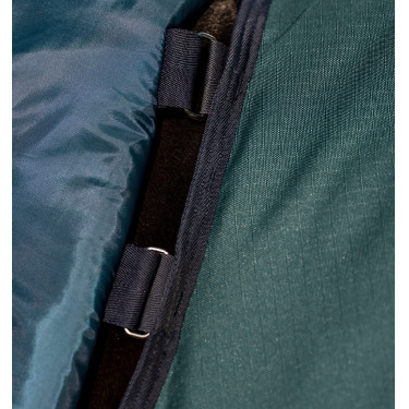 Coperta Horseware Amigo Ripstop 900D Plus Pony Turnout 0g Verde dinastia / blu marine / argento