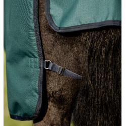 Coperta Horseware Amigo Ripstop 900D Plus Pony Turnout 0g Verde dinastia / blu marine / argento