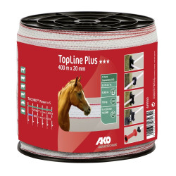 Nastro bianco / rosso TopLine Plus AKO