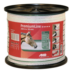 Nastro elettrico equitazione AKO PremiumLine 200 m