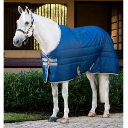 Coperta Horseware Amigo Diamond Insulator 100g Marine / grigio titanio Blu marino