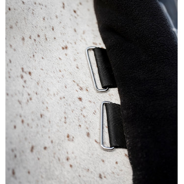 Coperta da scuderia Horseware Rhino Original Vari-Layer 250g Nero / quadri bianco grigi